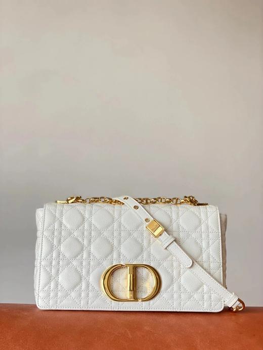 迪家| 全新包款Caro链袋翻盖包  白色 大小号|LL（HH） 商品图2