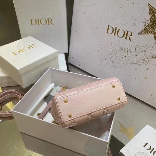 迪家|戴妃新*Dior Lady Mini 3格 珠光粉|W（HH） 商品图3
