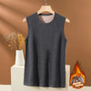 保暖背心男 加绒加厚 冬季内穿打底 马甲修身圆领内衣青年无袖坎肩 商品缩略图3
