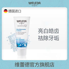 【宁波旗舰】Weleda维蕾德 海盐牙膏 美白防龋齿 75ml/盒