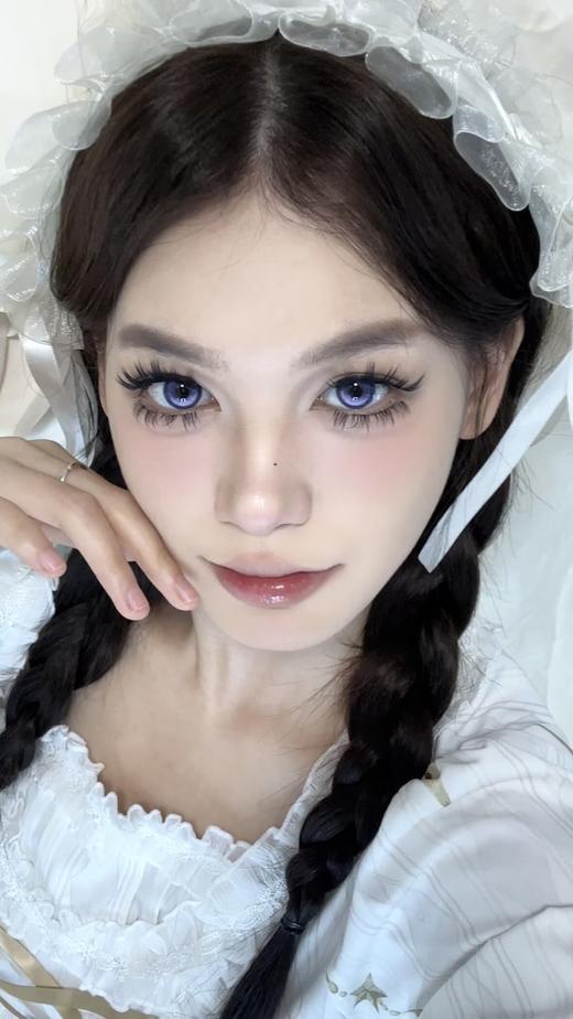 Mimipark旗下 ·涂涂小兔&天使小熊&埋脸呆橘&逐梦精灵｜ 14.5mm白狮参考着色待测｜半年抛  2片 商品图3