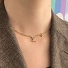 驴家 ICONIC logo满钻项链 女款 金色 商品缩略图6