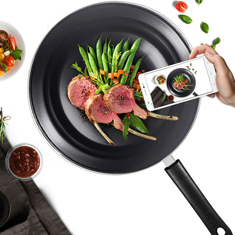 爱仕达搪瓷炒锅30cm-
SN8430