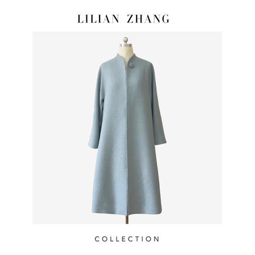 C系列—定制—“Vintage Fashion”—佳人挚爱—中古A摆中长大衣2406002 商品图0