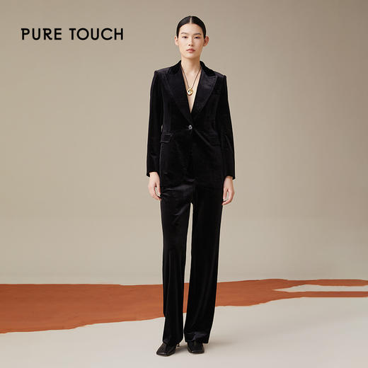 pure touch丝绒西服外套1312243378 商品图1
