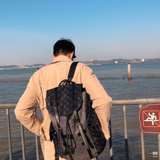 驴家M46331 新款双肩背包 男黑花 商品图3