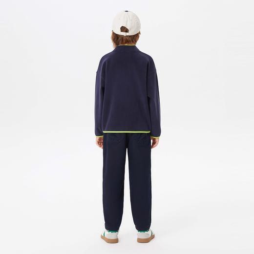 【MQD】童装男大童冬新款学院风保暖摇粒绒半开襟卫衣 商品图3