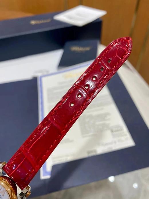 HW新品肖邦萧邦快乐钻石 尺寸33mm搭载9039机芯女性时尚潮流女装手表全自动机械表女表蓝宝石镜面鳄鱼皮表带顺丰包邮（SP） 商品图12