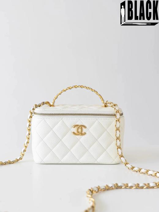 香奶奶|22Ss手柄镂空盒子包化妆包Hass原厂鱼子酱|YZ（HH） 商品图1