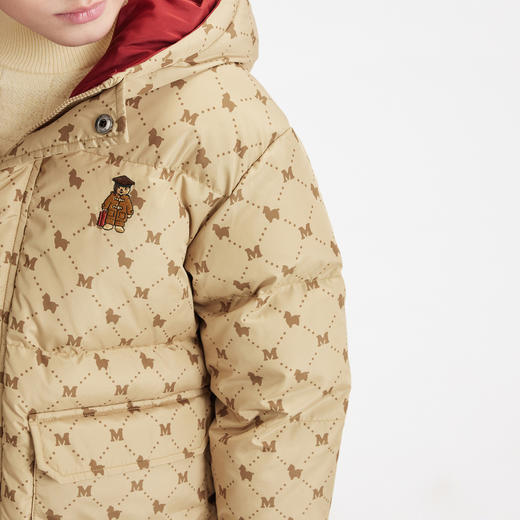 【秒】【MQD】童装儿童羽绒服冬季新款*老花时尚复古学院风中长冬装羽绒 商品图2