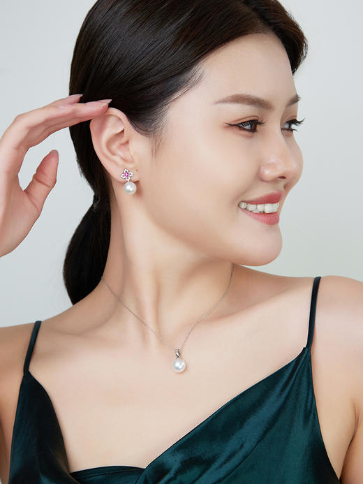 【黑科技】 耳夹黑科技可拆卸耳夹 红宝石四叶草（会员享试戴权益，定制后不支持7天无理由退换货） 商品图3