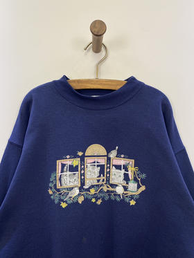 90年代 Vintage 美国制 DECOTEX 卫衣 _SLSS(L)