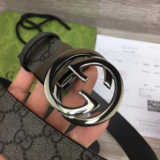 古家|23新款3.7cm老花GG搭扣双面腰带皮带|gz（CB） 商品图4