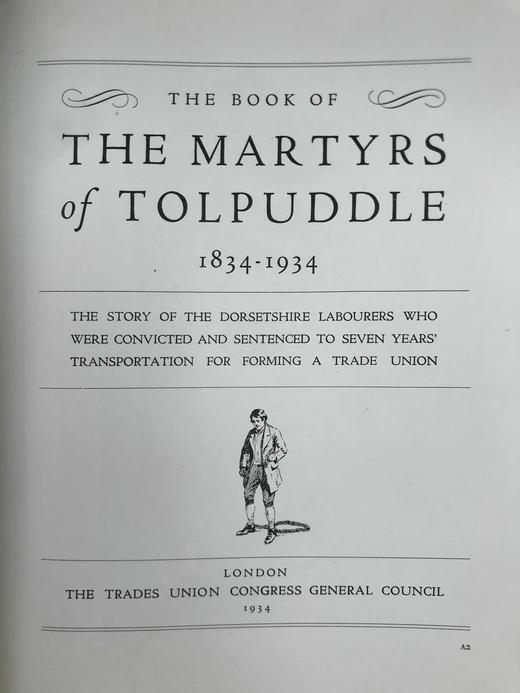 1934年 托尔普德尔烈士 约200幅插图 真皮精装大16开 商品图2