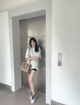 驴家onthego *老花满印牛皮革  托特包 大象灰（CB）