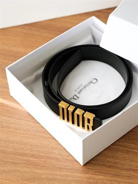 气质百搭*Dior字母logo女士皮带腰带！（CO）