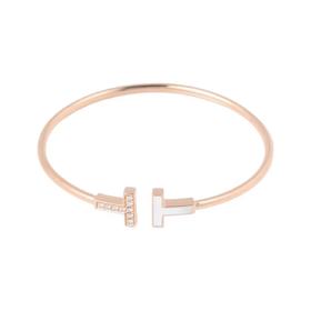 TIFF*NY & CO.蒂*尼 丁系列镶钻线圈手镯（XTY）