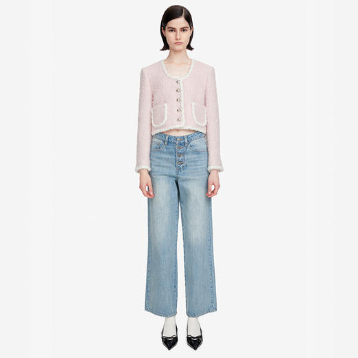 HL2DAWCO1926 U领短款毛呢外套 商品图1