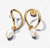 百货世界-潘多拉圆圈巴洛克珍珠耳环 商品缩略图0