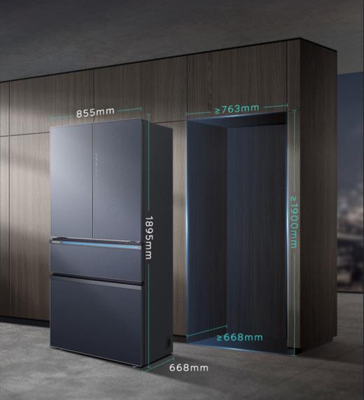 【国补15%】西门子526L多门超薄零嵌家用电冰箱超氧一级能效KF82AA657C湖韵蓝【新品首发】 商品图5