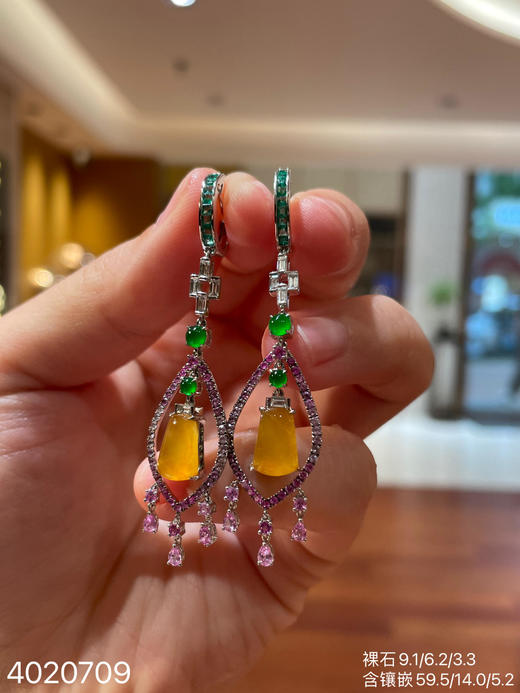 4020709，无事牌耳坠。具体价格微信咨询 商品图2