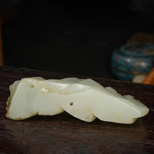 清 玉雕松鹿山子摆件 商品图4