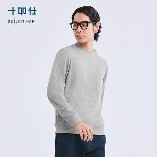 十如仕针织圆领法式罗纹长袖美利奴羊毛衫-FS06 商品图10