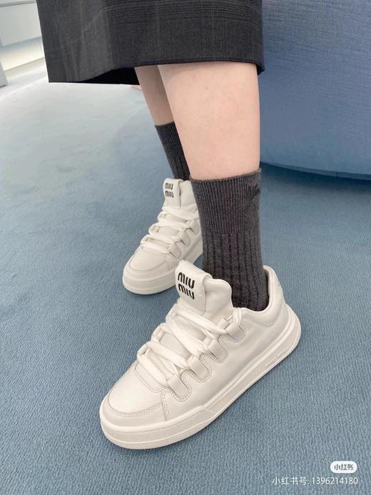 缪缪2023新款 火脏脏鞋 小白鞋（HC） 商品图6