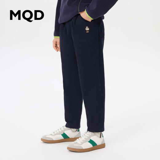 【MQD】童装男大童冬新款潮酷休闲百搭休闲裤中大儿童加绒裤子 商品图0