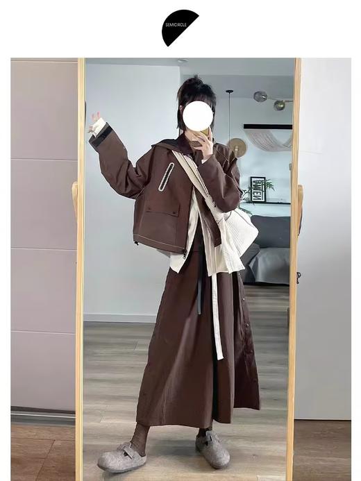 半圆/D24302408/工装短箱夹克 商品图1