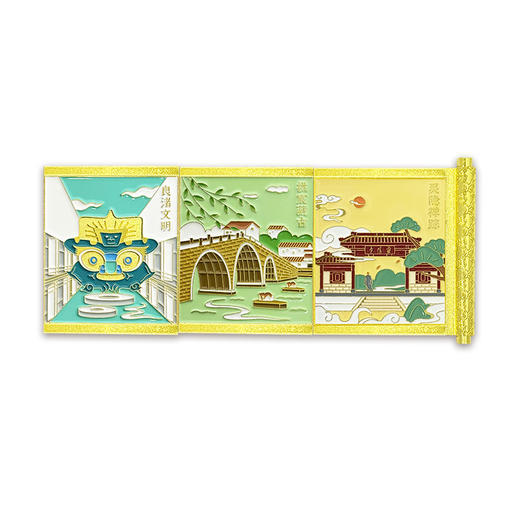 杭州风景画卷冰箱贴磁贴盲盒 商品图3