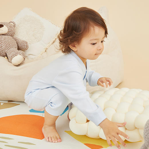 怡比棉棉家族长袖开襟哈衣HY24AUN049梦幻粉/冰蓝（59#-66#） 商品图3