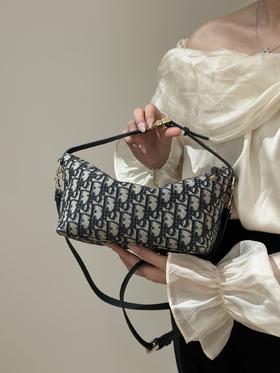 迪家DIOR，Travel Nomad系列 拉链开合Oblique老花刺绣满印 刺绣 手拿包 女款（CB）