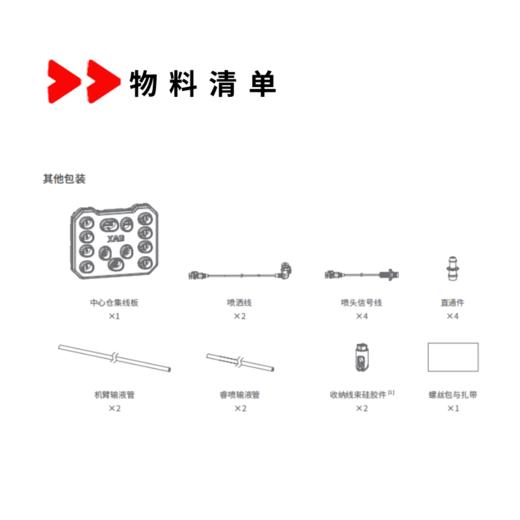 极飞 P100 Pro 喷头升级套件 农业无人机配件 商品图2