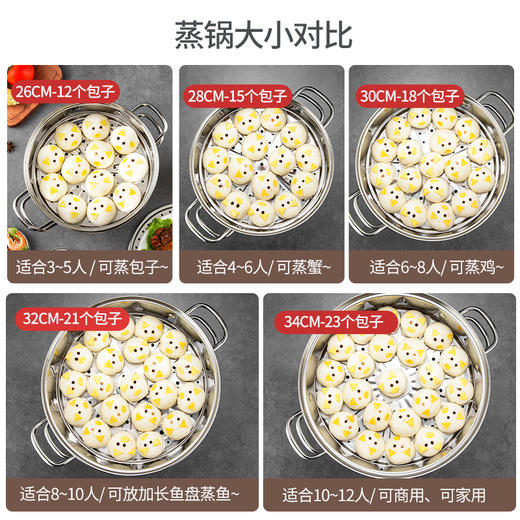 美厨新主厨304不锈钢复底双篦蒸锅28cm 
MCZ557 商品图5