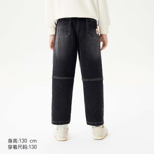 【MQD】童装男大童冬季新款潮酷百搭休闲儿童牛仔长裤子 商品图3