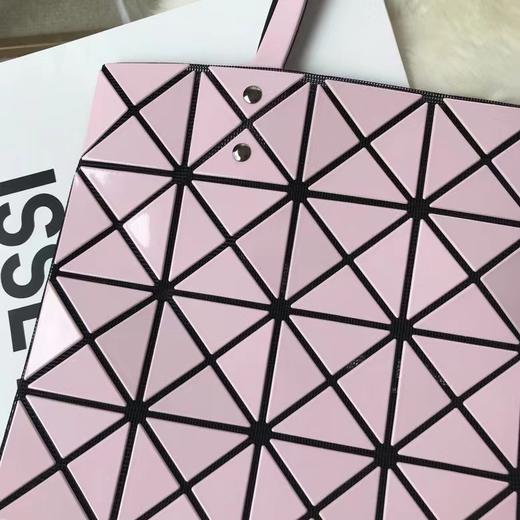 三宅一生最*六格亮面大容量聚酯纤维托特包Tote包购物袋电脑包单肩手提包（CB） 商品图8