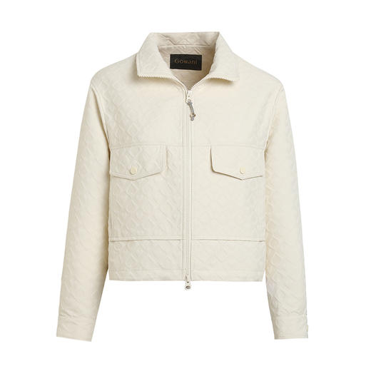 乔万尼外套女初秋短款翻领夹克减龄百搭EM3B382 商品图4