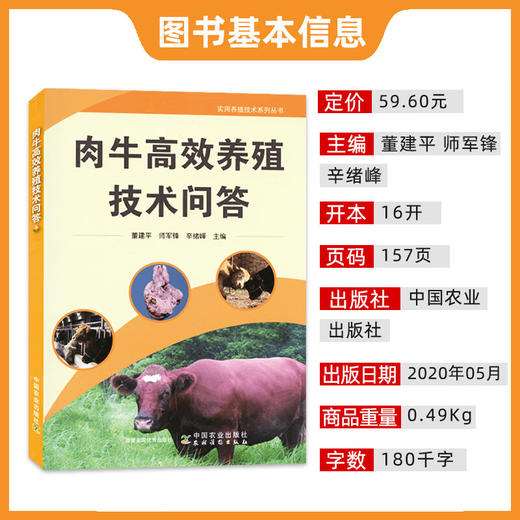 肉牛高效养殖技术问答 【官方正版，可开发票，下单时留开票信息和电子邮箱】 商品图1