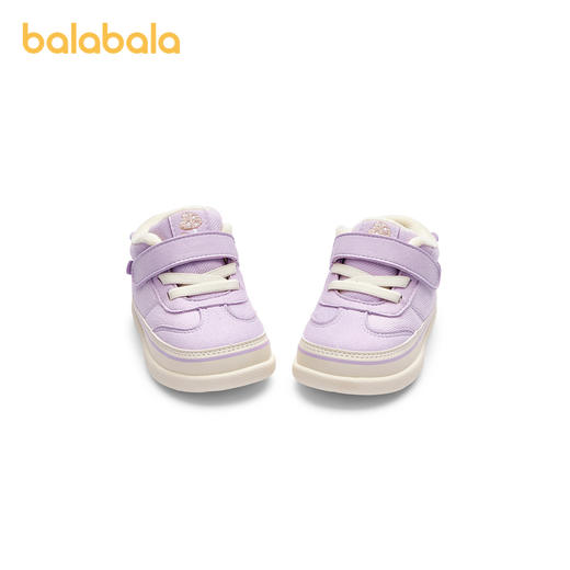 巴拉巴拉宝宝学步鞋加绒保暖婴儿鞋防滑女宝鞋子秋冬可爱卡通童鞋 商品图4