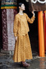 绽放628朵/早秋*亚麻新中式波点印花不对称A摆衬衫半身裙套装 商品缩略图5