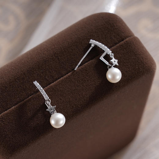 子佩集S925银珍珠耳钉【Y-9839】纯银珍珠2409 商品图4