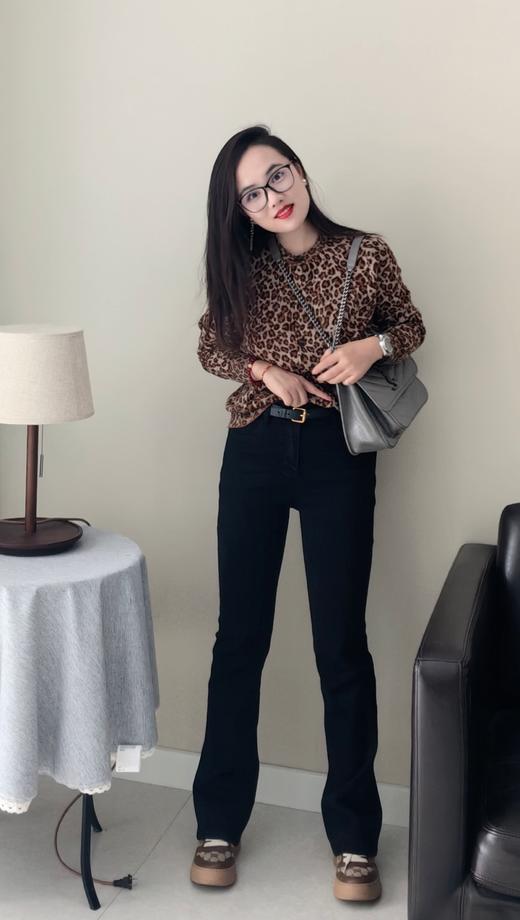 钟情小猎豹美丽诺羊毛贴身柔软羊毛开衫毛衫 商品图6