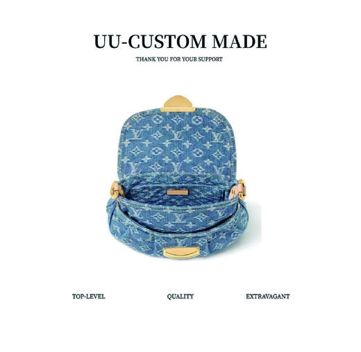 驴家|中古丹宁牛仔腋下包M95050|XL（CB） 商品图3