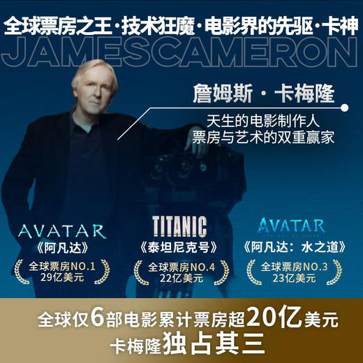 詹姆斯·卡梅隆：我是如何拍电影的（精装全彩刷边版） 商品图1