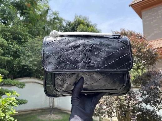 圣罗兰|niki 褶皱绗缝链条包 五色（HH） 商品图7