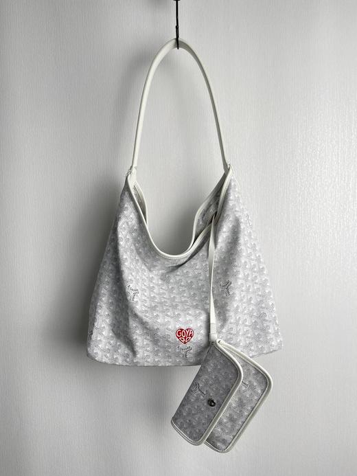 戈雅红心心涂鸦hobo腋下包（CB） 商品图6