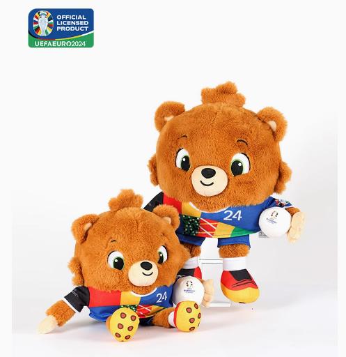 2024欧洲杯周边产品 毛绒吉祥物39CM 商品图2