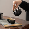 知者觉器简茶黑陶提梁壶5件套 商品缩略图2