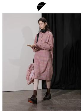 半圆/D24407625/轻运动户外衬衫连衣裙